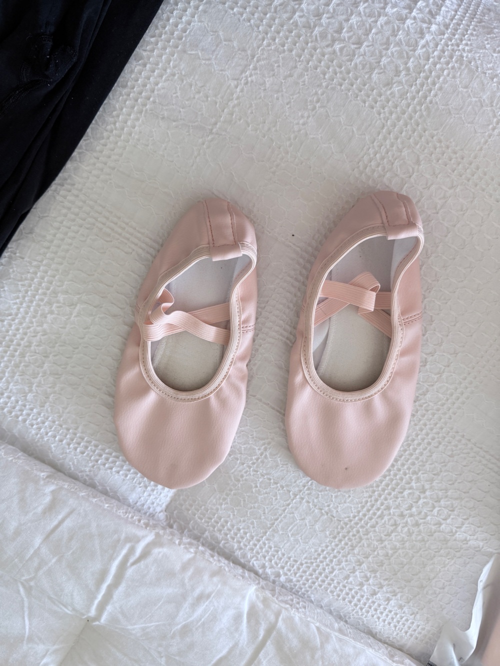 Kids Pink Ballet Slip-On Dance Shoes